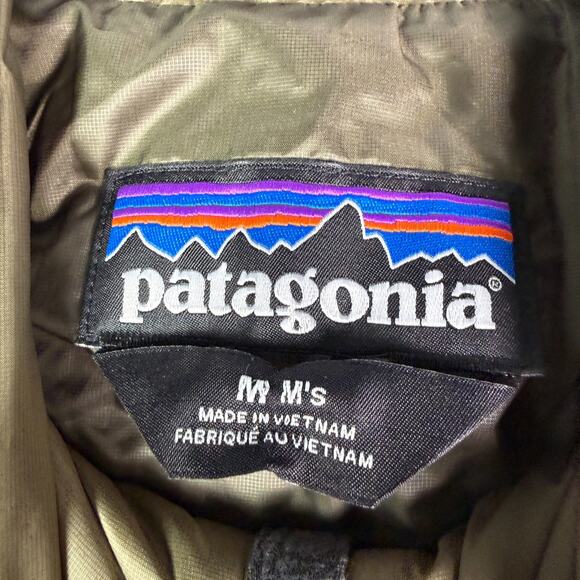 Patagonia Nano Puff Quilted Puffer Vest Mens M Green 84242 Primaloft Packable - Picture 6 of 10